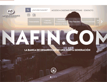 Tablet Screenshot of nafin.com